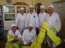 Специалисты СКТБ ПР и БАЭС во время сервисного обслуживания комплекса МРК-27-МА-БАЭС на территории Белоярской АЭС